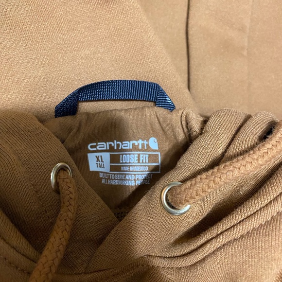 Carhartt Tan Loose Fit Hoodie - Picture 2 of 2